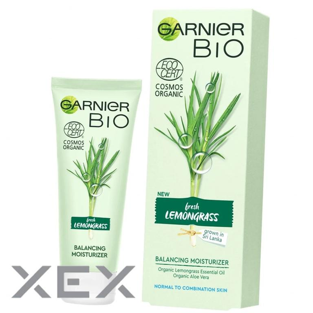 Крем для лица Garnier Bio Увлажняющий с экстрактом лемонграсса 50 мл ...
