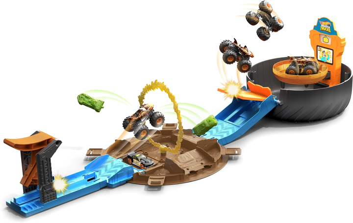 Zestaw do gry Hot Wheels Tricks w oponie z serii Monster Trucks (GVK48) - obraz 3