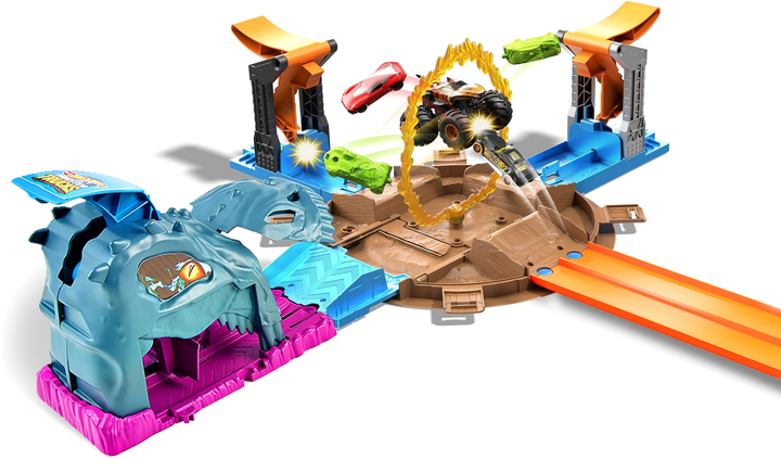 Zestaw do gry Hot Wheels Tricks w oponie z serii Monster Trucks (GVK48) - obraz 4
