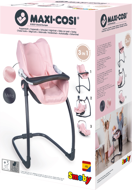 Fotel Smoby Maxi-Cosi & Quinny 3 w 1 Miękki (7600240235) - obraz 4
