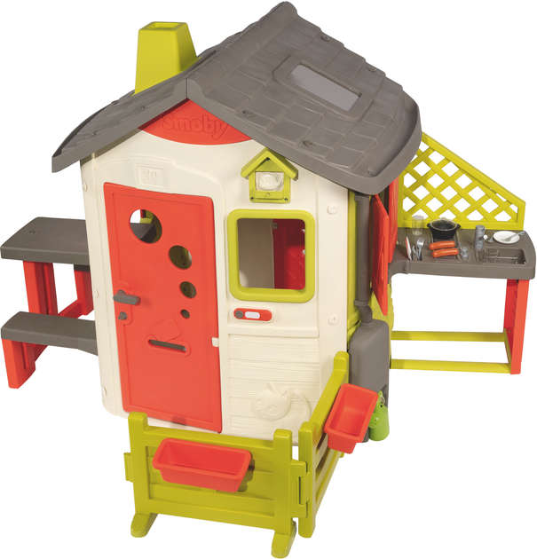 Будиночок лісничого Smoby Toys Нео з віконницями (810500) (3032168105003) - зображення 3