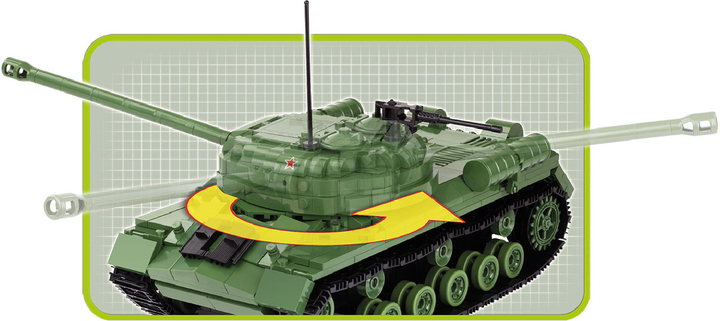 Klocki konstrukcyjne COBI Czołg IS-3 590 elementów (COBI-2492) (5902251024925) - obraz 7