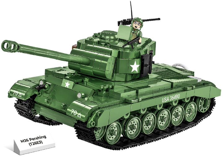 Klocki konstrukcyjne Cobi Czołg M26 Pershing 1:28 904 elementy (COBI-2564) - obraz 8