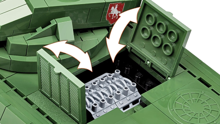 Конструктор Cobi World Of Tanks F19 Лорейн 40T 540 деталей (COBI-3025) (5902251030254) - зображення 5