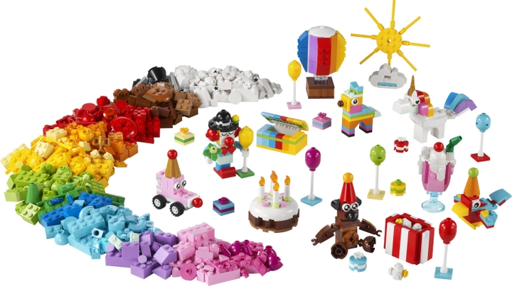 Zestaw klocków LEGO Classic Kreatywny zestaw imprezowy 900 elementów (11029) - obraz 2