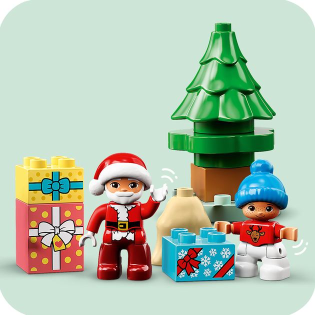Zestaw klocków LEGO DUPLO Town Piernikowy domek Świętego Mikołaja 50 elementów (10976) - obraz 8