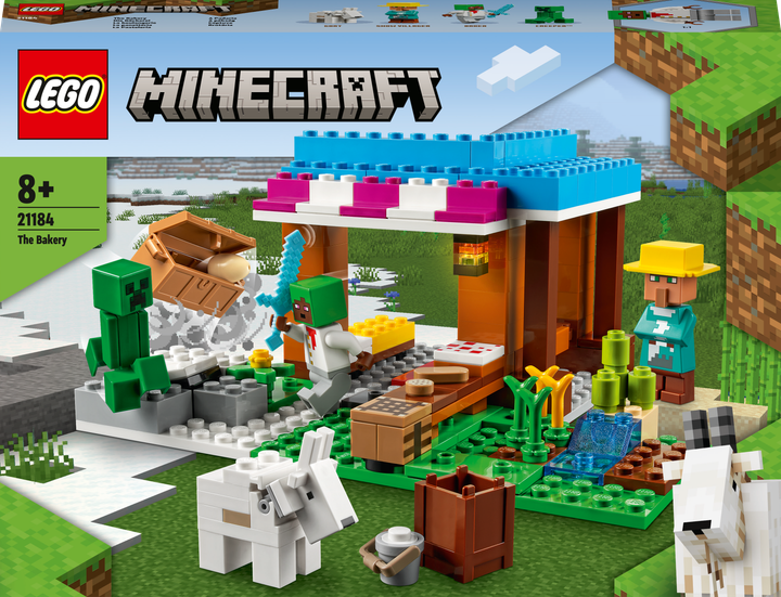Zestaw klocków LEGO Minecraft Piekarnia 154 elementy (21184) - obraz 1