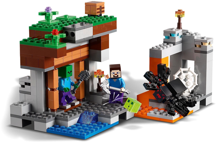Zestaw klocków LEGO Minecraft Opuszczona kopalnia 248 elementów (21166) - obraz 8