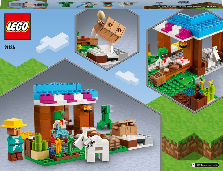 Конструктор LEGO Minecraft Пекарня 154 деталі (21184) - зображення 10