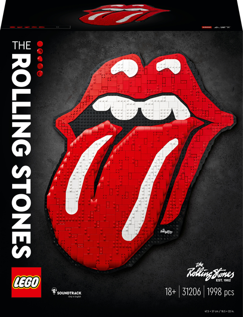 Конструктор LEGO ART The Rolling Stones 1998 деталей (31206) - зображення 1