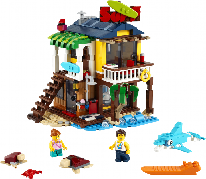 Zestaw klocków LEGO Creator Domek surferów na plaży 564 elementy (31118) - obraz 2