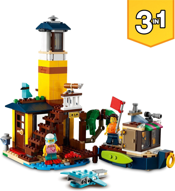 Zestaw klocków LEGO Creator Domek surferów na plaży 564 elementy (31118) - obraz 12