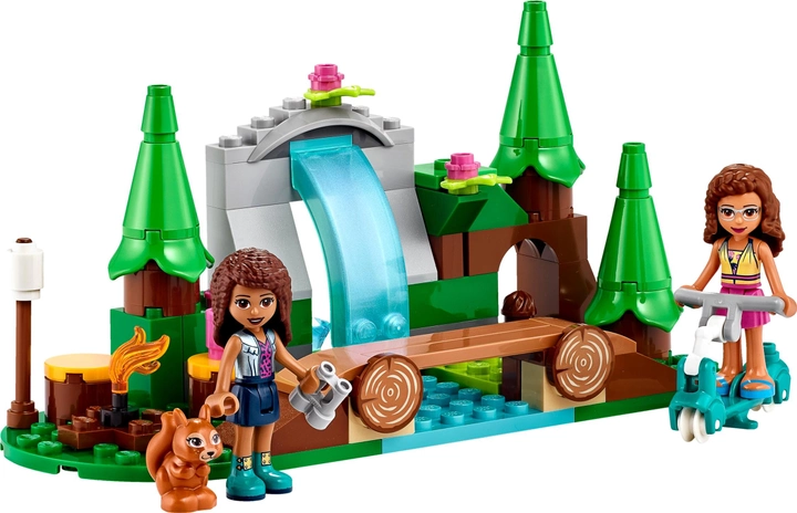 Zestaw klocków LEGO Friends Leśny wodospad 93 elementy (41677) - obraz 2