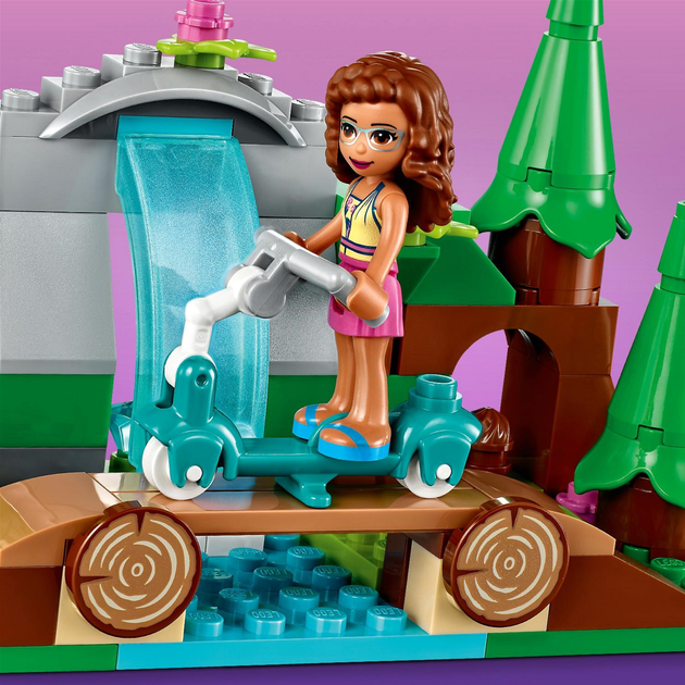 Zestaw klocków LEGO Friends Leśny wodospad 93 elementy (41677) - obraz 5