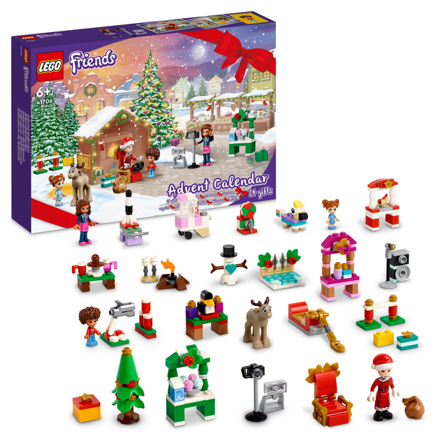 Kalendarz adwentowy LEGO Friends 312 elementów (41706) - obraz 2