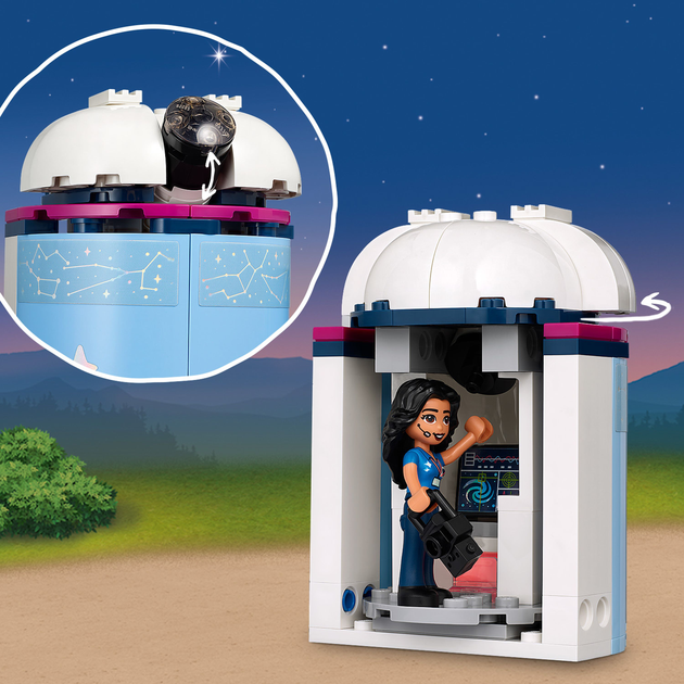 Zestaw klocków LEGO Friends Kosmiczna akademia Olivii 757 elementów (41713) - obraz 7