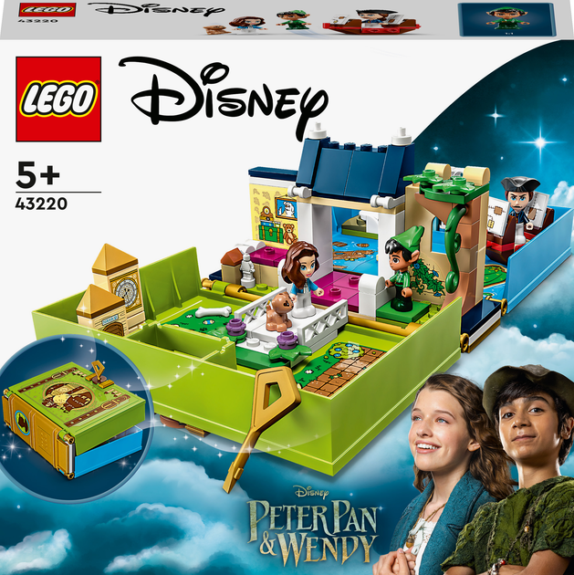 Конструктор LEGO Disney Classic Книга пригод Пітера Пена та Венді 111 деталей (43220) - зображення 1