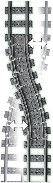Zestaw klocków LEGO City Tory 20 elementów (60205) - obraz 9