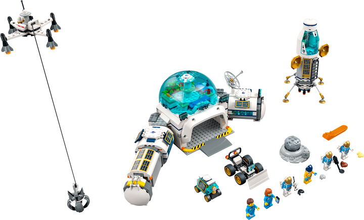 Rozetka.pl | Konstruktor LEGO City Space Lunar Science Base 786