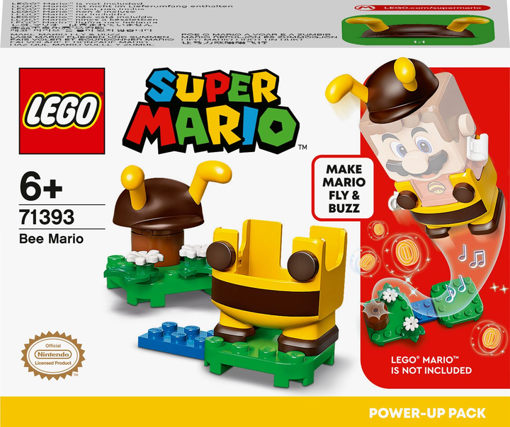 Zestaw klocków LEGO Super Mario Zestaw-ulepszenie "Mario pszczoła" 13 elementów (71393) - obraz 1