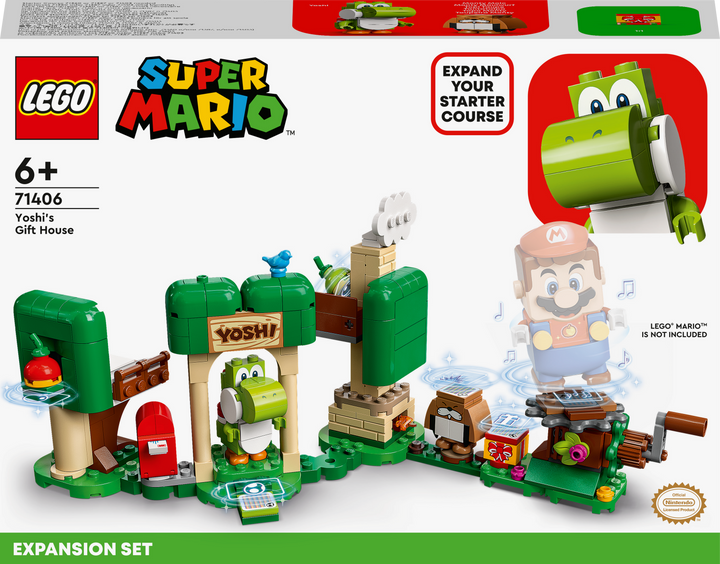 Конструктор LEGO Super Mario Додатковий набір Будинок подарунків Йоші 246 деталей (71406) - зображення 1