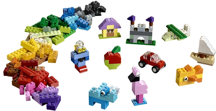 Zestaw klocków LEGO Classic Kreatywna walizka 213 elementów (10713) - obraz 2