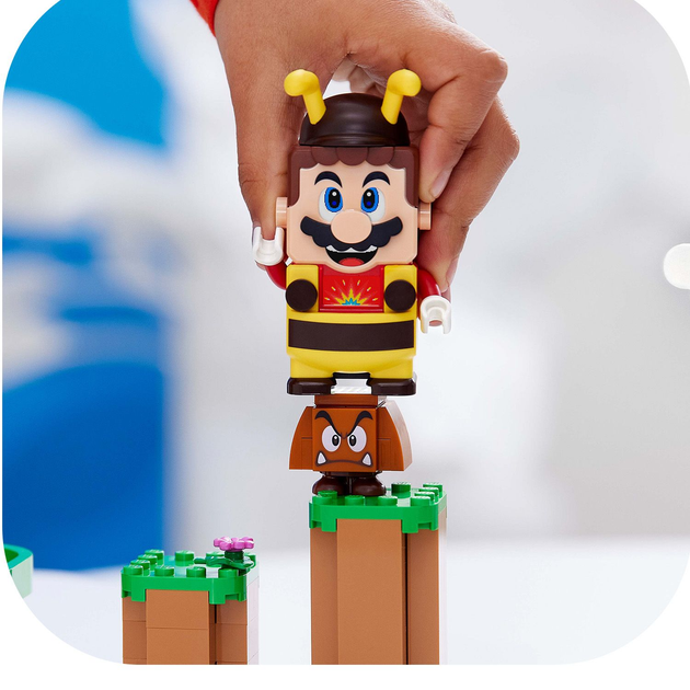 Конструктор LEGO Super Mario Набір посилень Маріо-бджола 13 деталей (71393) - зображення 6