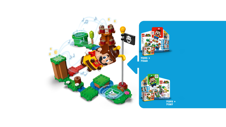 Конструктор LEGO Super Mario Набір посилень Маріо-бджола 13 деталей (71393) - зображення 10