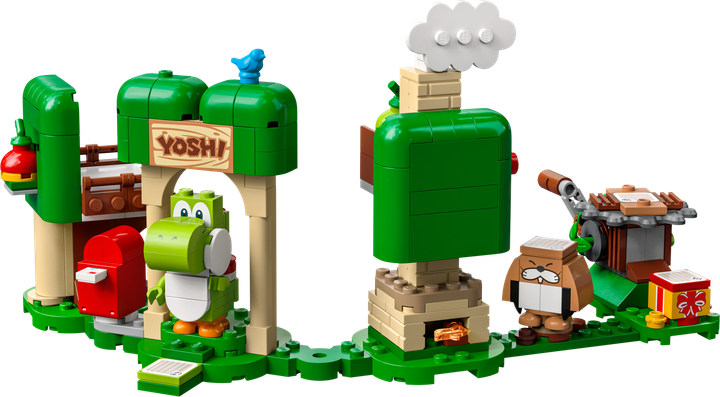 Конструктор LEGO Super Mario Додатковий набір Будинок подарунків Йоші 246 деталей (71406) - зображення 9
