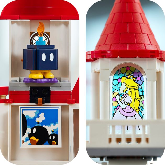 Конструктор LEGO Super Mario Додатковий набір Замок Піч 1216 деталей (71408) - зображення 8