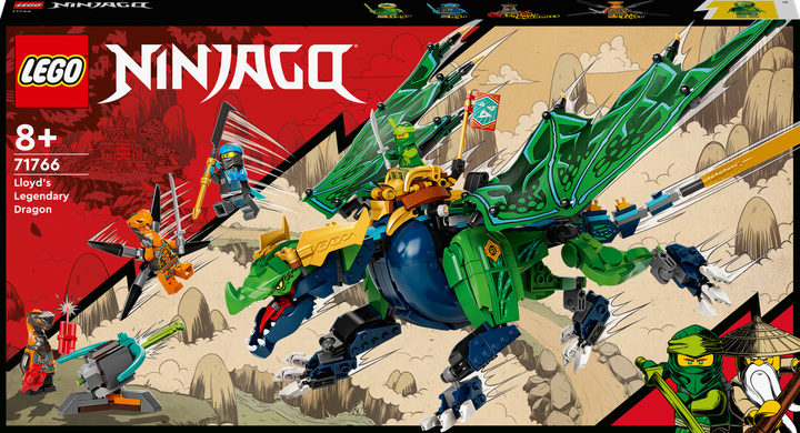 Zestaw klocków LEGO NINJAGO Legendarny smok Lloyda 747 elementów (71766) - obraz 1