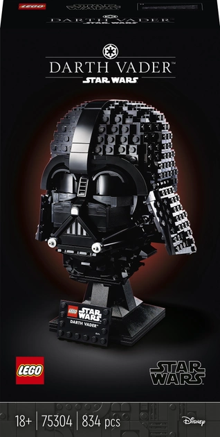 Конструктор LEGO Star Wars Шолом Дарта Вейдера 834 деталі (75304) - зображення 1