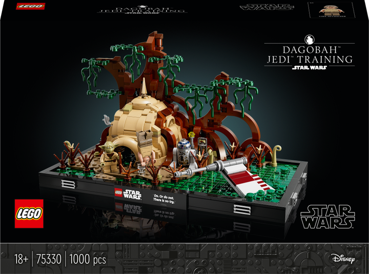 Zestaw LEGO Star Wars Diorama „Szkolenie Jedi na Dagobah” 1000 części (75330) - obraz 1
