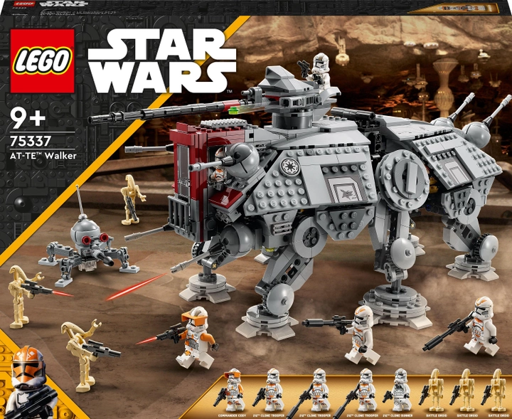 Zestaw klocków LEGO Star Wars Maszyna krocząca AT-TE 1082 elementy (75337) - obraz 1