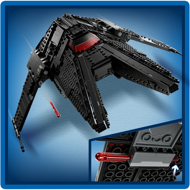 Конструктор LEGO Star Wars Транспортний корабель інквізиторів Коса 924 деталі (75336) - зображення 6