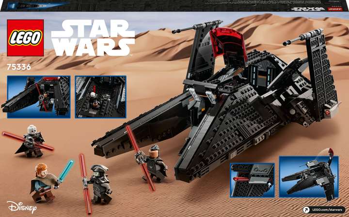 Конструктор LEGO Star Wars Транспортний корабель інквізиторів Коса 924 деталі (75336) - зображення 10