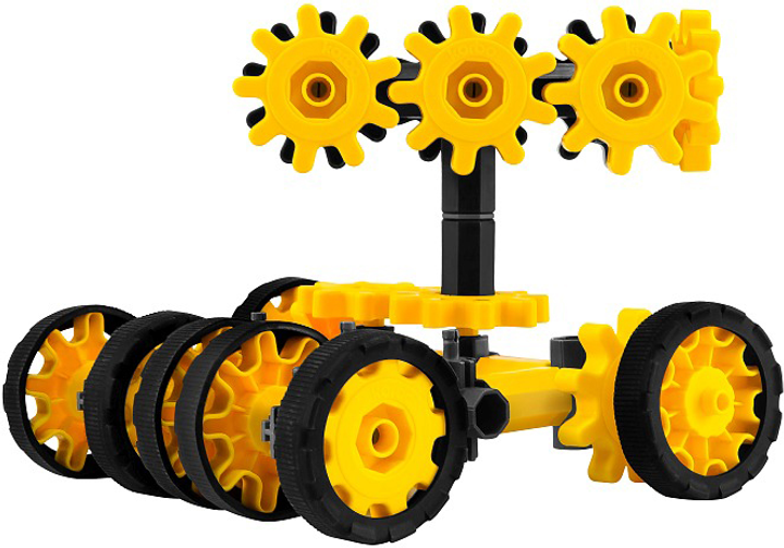 Zestaw do kreatywnego konstruowania Korbo Machine 61 element (5906395455331) - obraz 4
