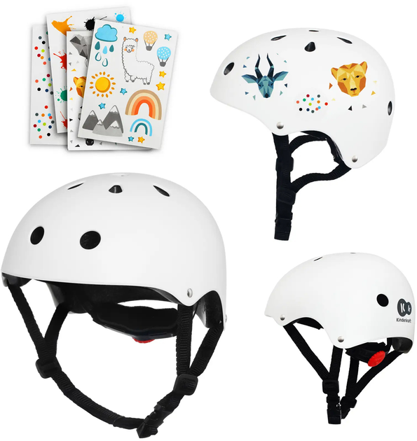 Dziecięcy kask ochronny Kinderkraft Safety Biały (KASAFE00WHT0000) - obraz 2