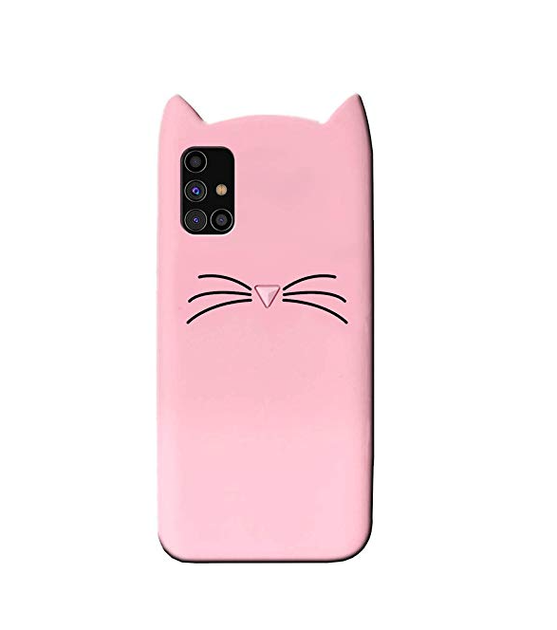 3D Чехол для Samsung GalaxyA71 (SM-A715FZ) Котик с ушками и усиками - Фото 2 3D Чехол для Samsung GalaxyA71 (SM-A715FZ) Котик с ушками и усиками - изображение 2