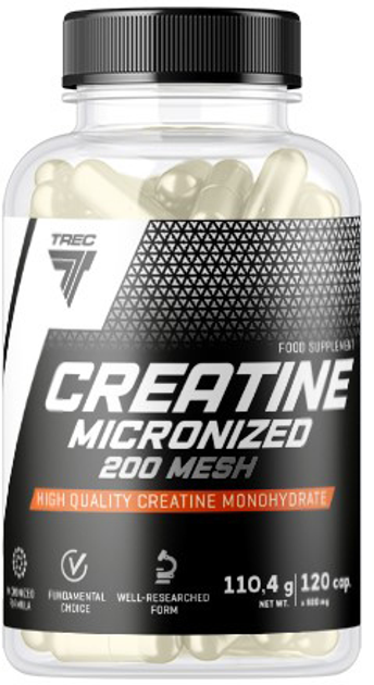 Креатин мікронізований Trec Nutrition Creatine Micronized 200 Mesh 120 капсул (5902114043995) - зображення 1
