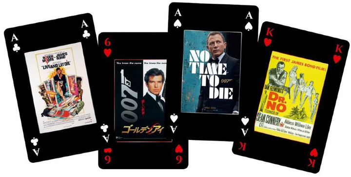 Набір гральних карт Winning Moves Waddingtons — James Bond (WM00383-EN1-12) (5036905039642) - зображення 2