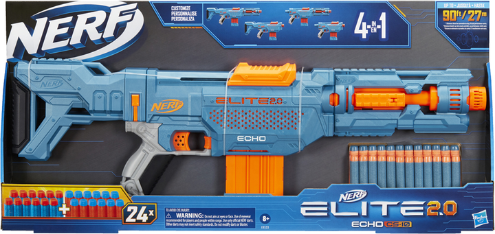 Бластер Hasbro Nerf Elite 2.0 Ехо (E9533) - зображення 1