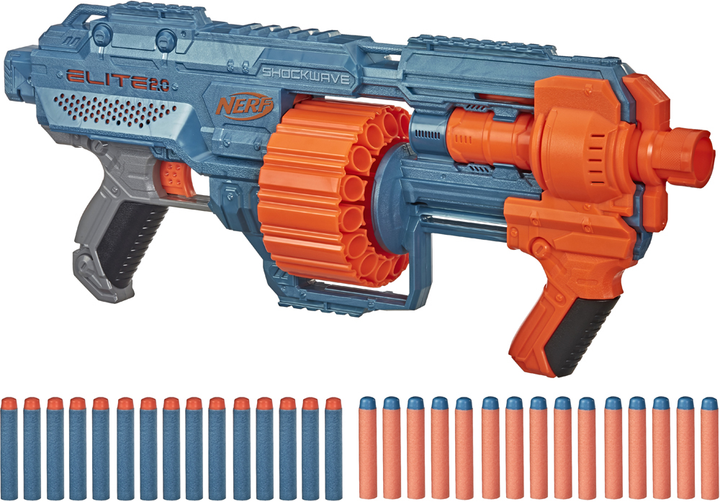 Blaster Hasbro Nerf Elite 2.0 Shockwave (5010993732258) - obraz 3