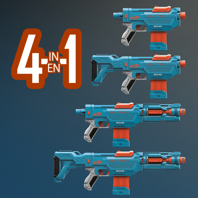 Blaster Hasbro Nerf Elite 2.0 Echo (E9533) - obraz 5