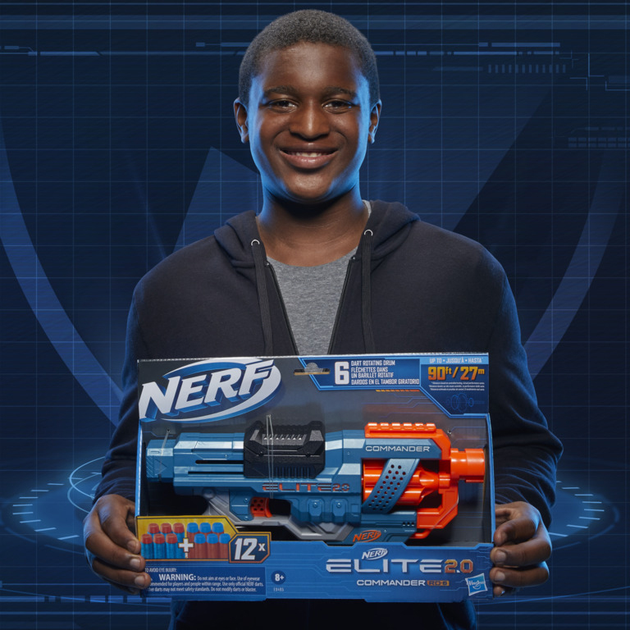 Blaster Hasbro Nerf Elite 2.0 Disruptor Commander (E9485) - obraz 9