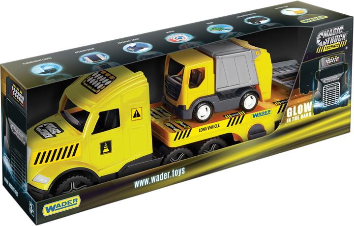 Laweta Wader Magic Truck Technic ze śmieciarką (36440) - obraz 1