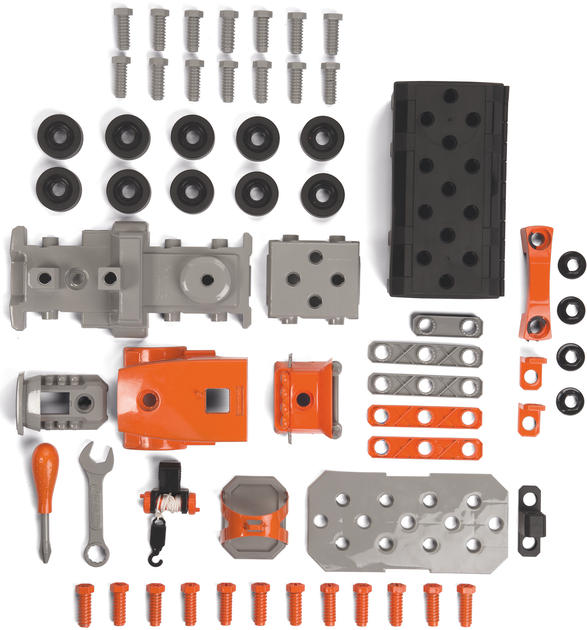 Zestaw do gry Smoby Toys Black+Decker Truck z narzędziami, walizką, dźwigiem i akcesoriami (360175) - obraz 10