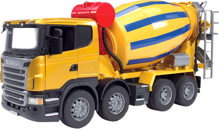 Іграшка Bruder Бетоновоз Scania R-Serie М1:16 Жовтий (03554) - зображення 1