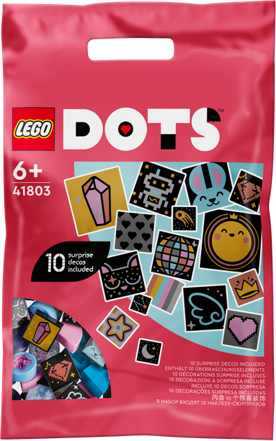 Конструктор LEGO DOTS: додаткова серія 8. Блиск і сяяння 115 деталей (41803) - зображення 1