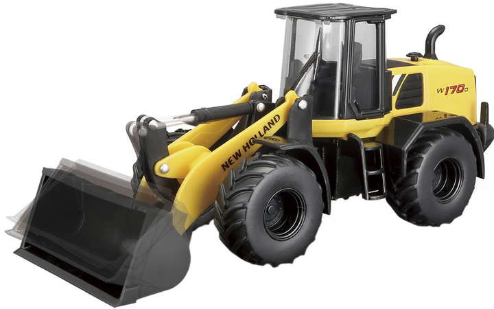 Konstruktor samochodów Bburago New Holland Koparka W170D (18-32083) (4893993320806) - obraz 1